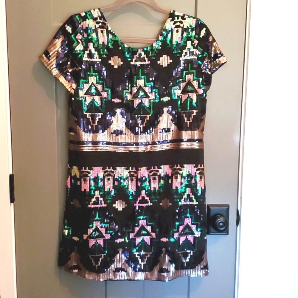 NEW SHOW ME YOUR MUMU beaded dress. NEW Low back - NEW YEARS EVE DRESS?